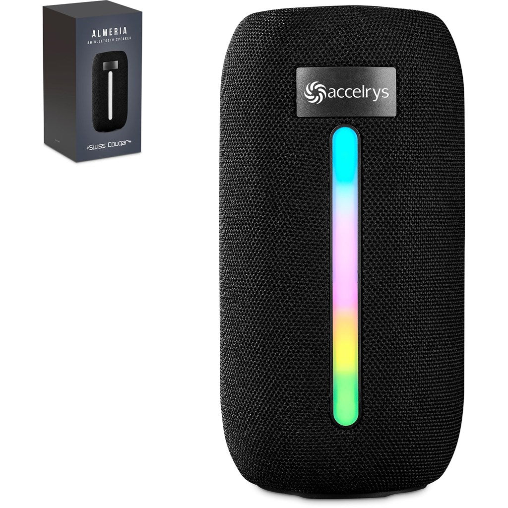 Swiss Cougar Almeria 8W Bluetooth Speaker Default Title BLACK