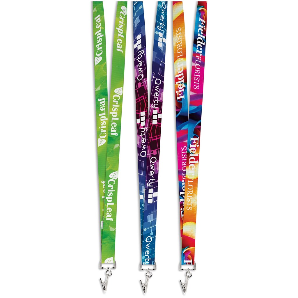 Altitude Crocodile Clip Double-Sided Sublimation Petersham Lanyard Default Title