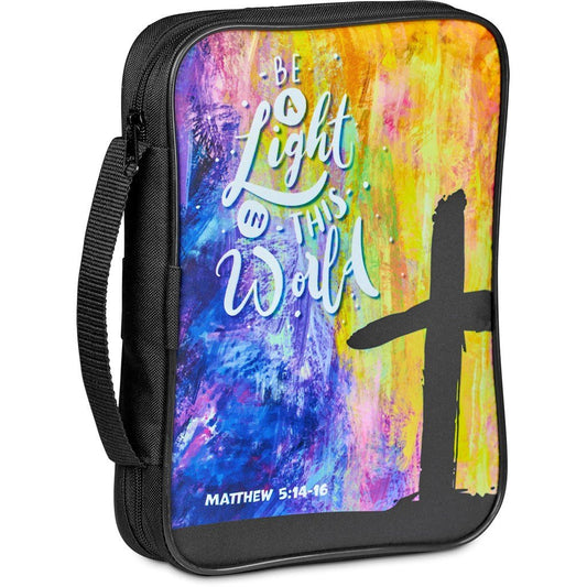 Pre-Printed Sample Hoppla Faith Bible Book Bag BLACK