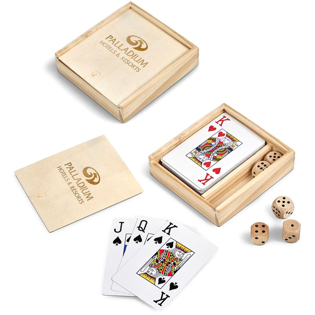 Altitude Mario Dice & Cards Set NATURAL