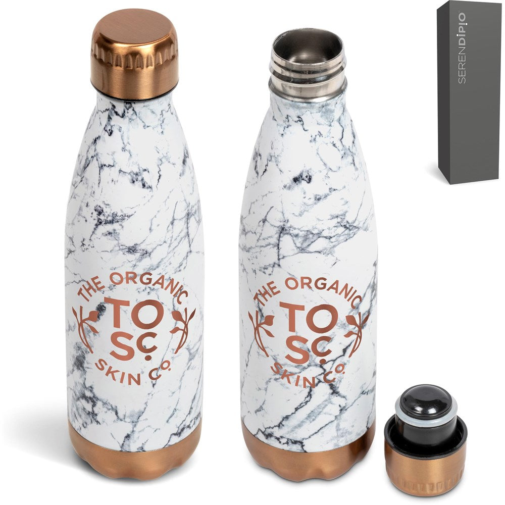 Serendipio Marbella Stainless Steel Vacuum Water Bottle - 500ml BRONZE