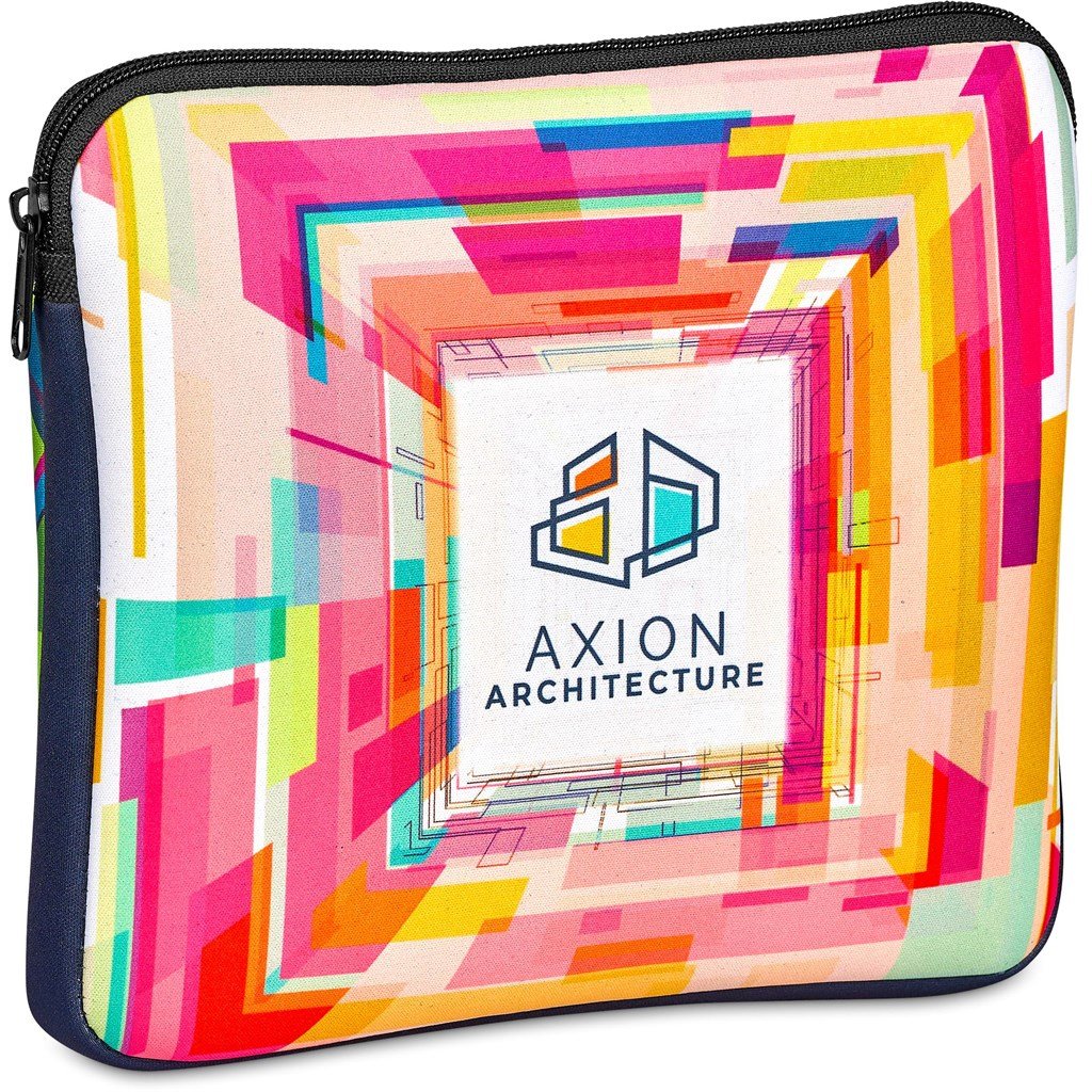 Pre-Printed Sample Hoppla Domain Neoprene Tablet Sleeve BLACK