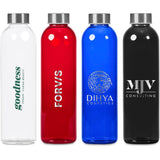 Kooshty Pura Plus Glass Water Bottle – 750ml - Black