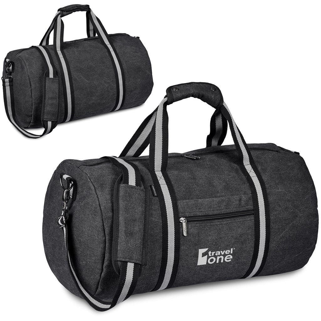 Serendipio Northbridge Canvas Weekend Bag BLACK