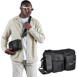 Serendipio Unisex Tauriel Crossbody Bag BLACK