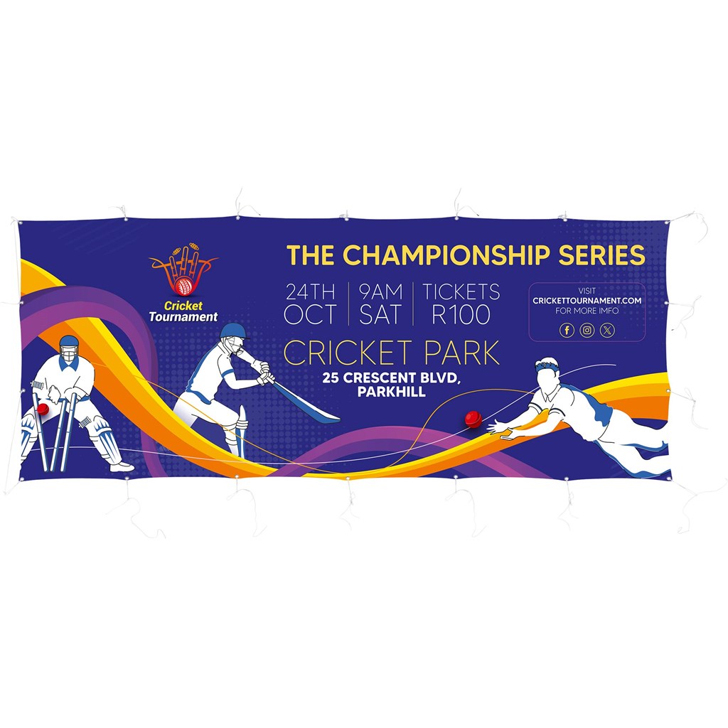 Sublimated Display Fabric Banner 3m x 1.2m Default Title
