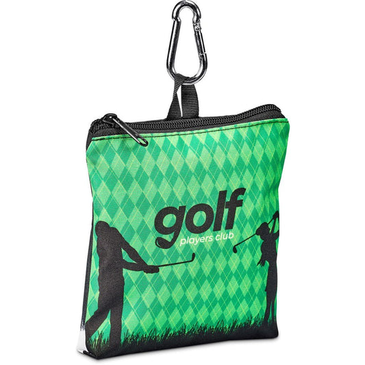 Pre-Printed Sample Hoppla Downs Golf Give Away Bag BLACK
