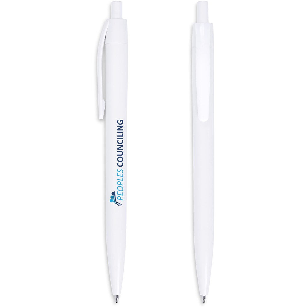 Altitude Primary Blue Ink Ball Pen SOLID WHITE