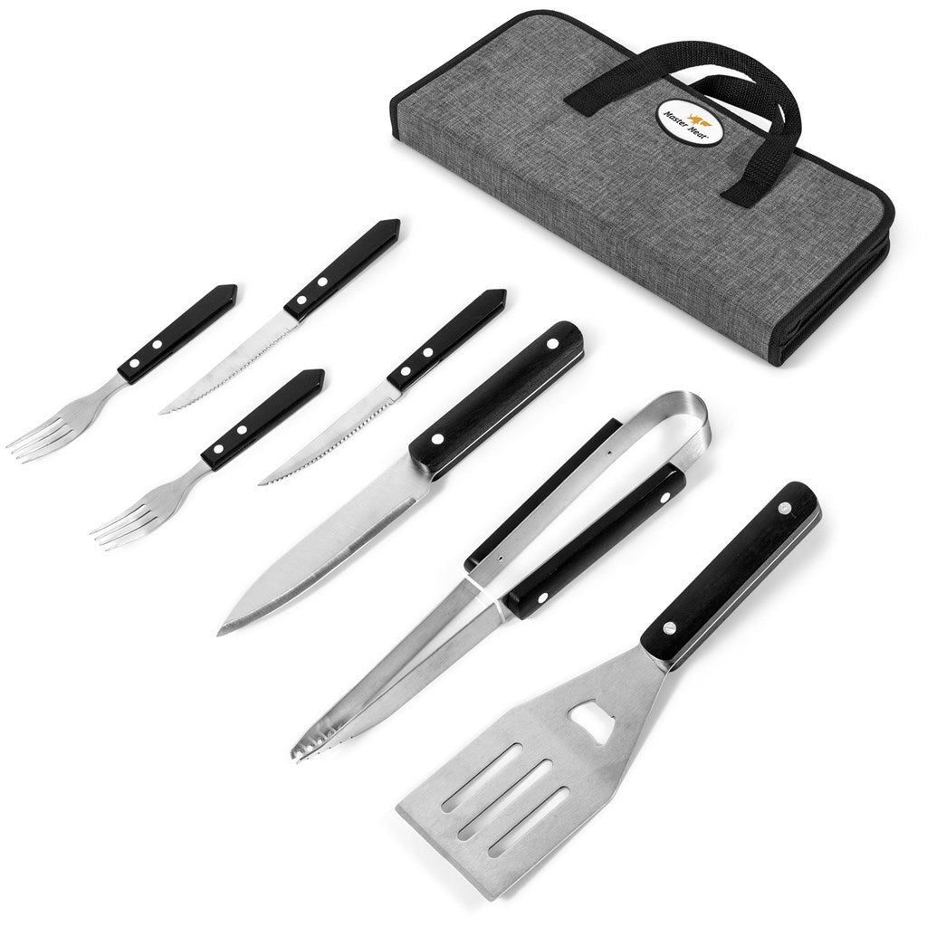 US Basic Greyston 7-Piece Braai Set GREY