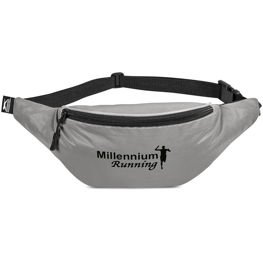 Slazenger Olympia Reflective Waist Bag GREY