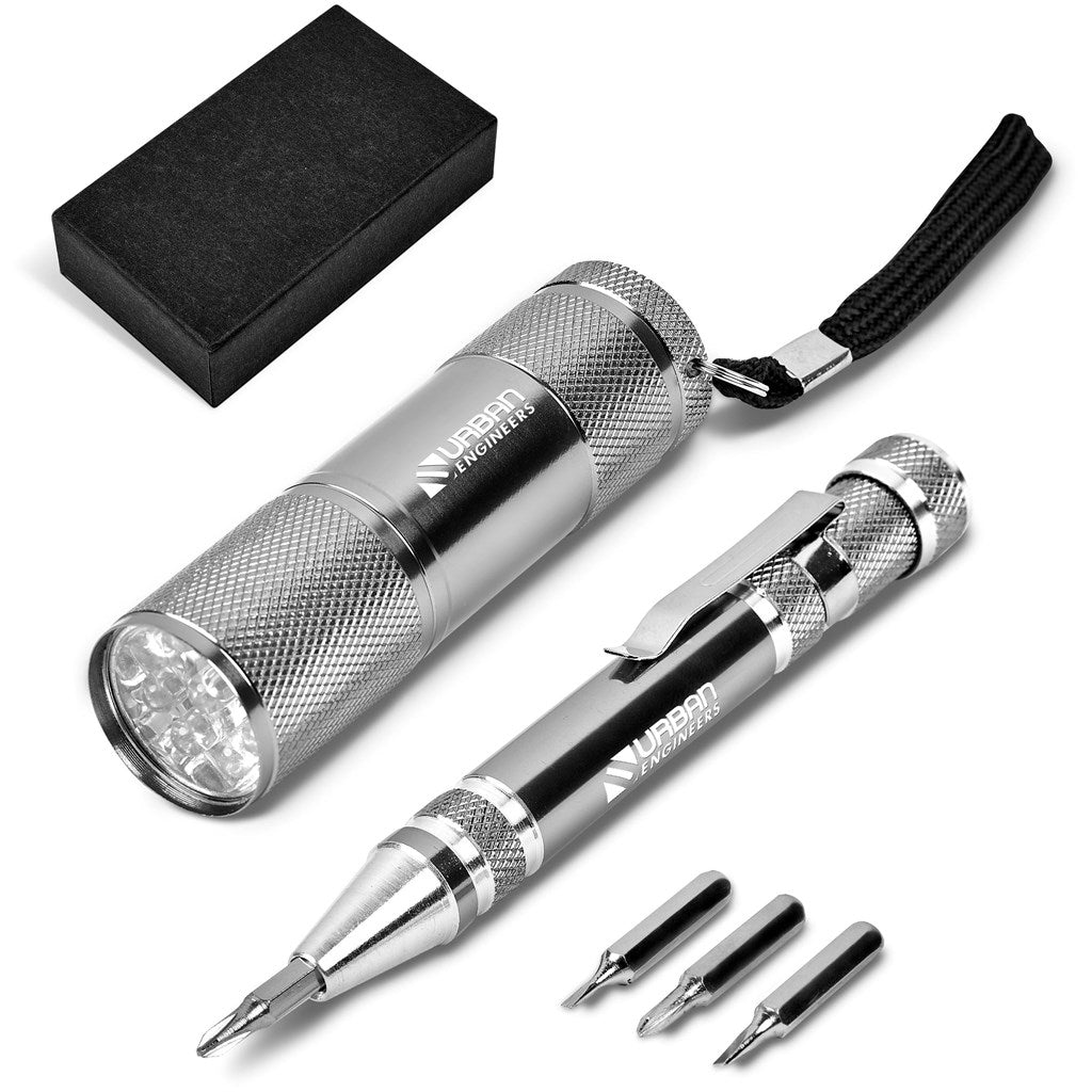 Altitude Sentinel Torch & Tool Set SILVER