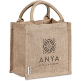 Okiyo Miyag Mini Jute Gift Bag NATURAL