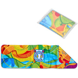 Pre-Printed Sample Hoppla Relay Sports Towel - Double-Sided Branding SOLID WHITE