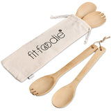 Okiyo Shinsen Bamboo Salad Servers NATURAL
