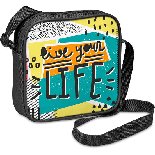 Pre-Printed Sample Hoppla Cruise Crossbody Bag BLACK
