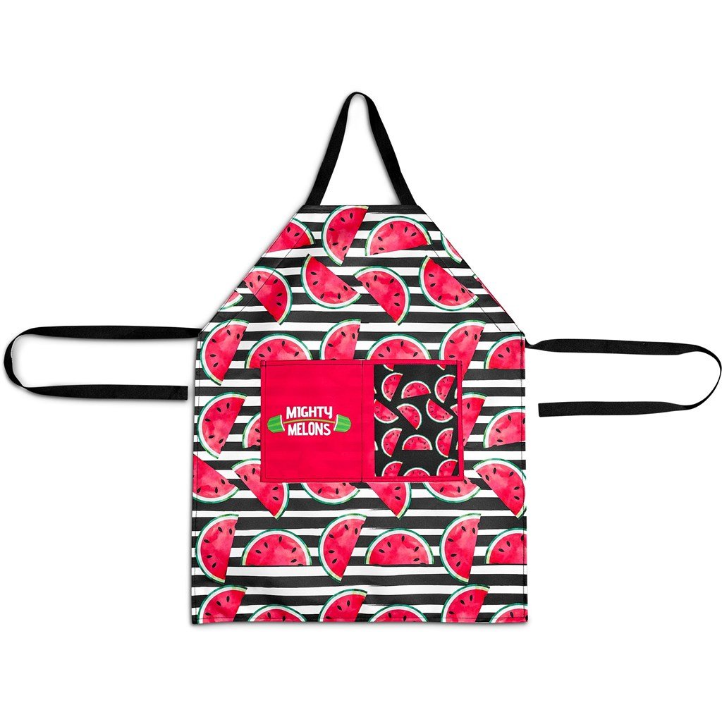 Pre-Production Sample Hoppla Wynberg Front Pocket Apron BLACK