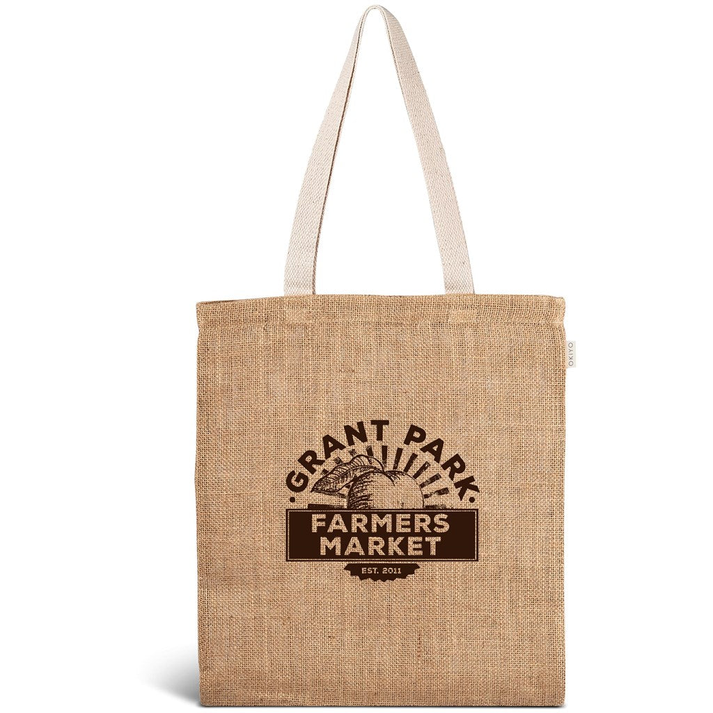 Okiyo Yasashii Jute Shopper NATURAL