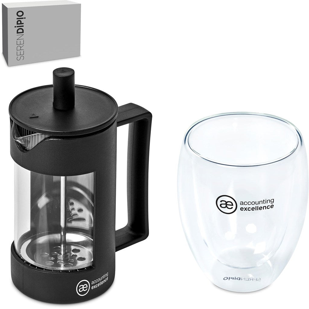 Serendipio Lorenzo Coffee Set TRANSPARENT