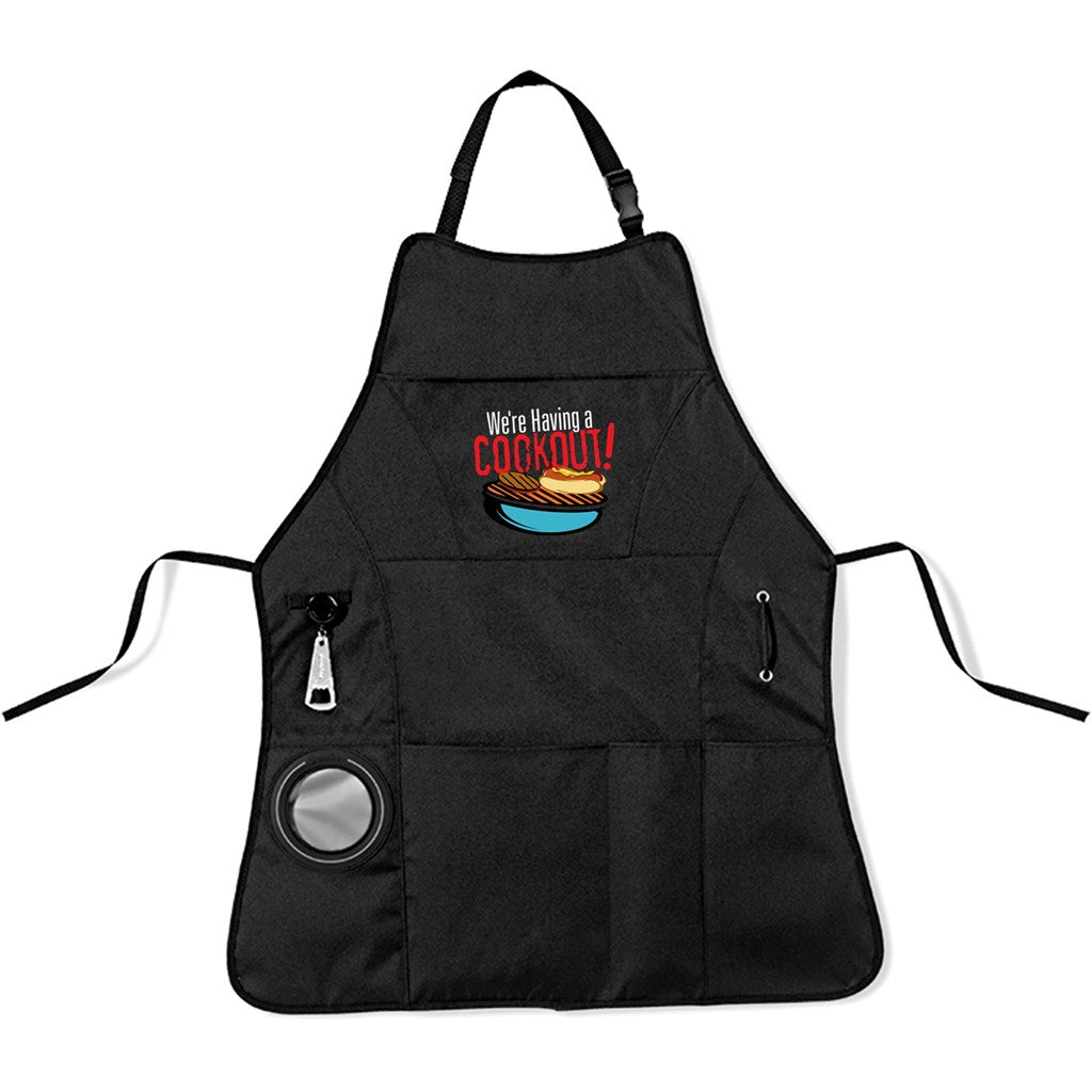 Cookout 3-Piece Braai Apron Set BLACK