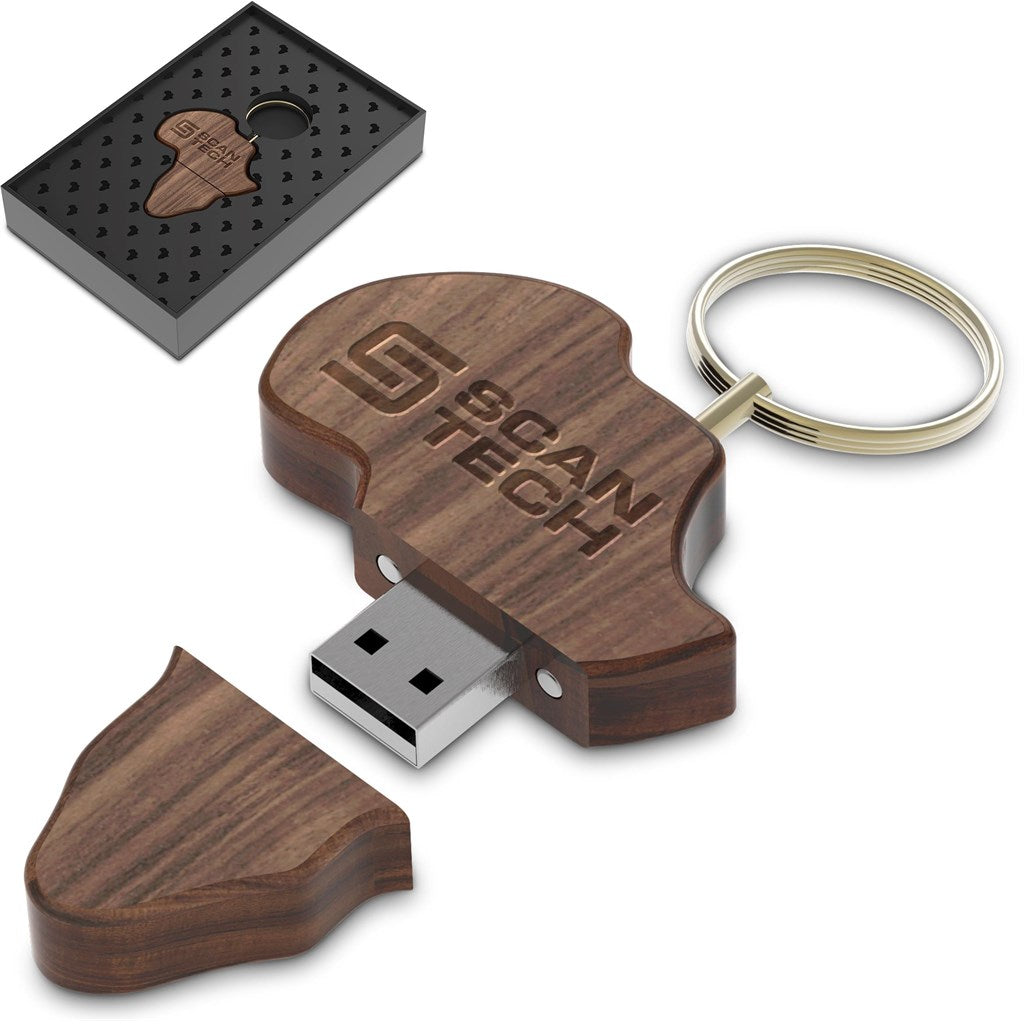 Andy Cartwright Afrique Flash Drive Keyholder - 16GB 16GB