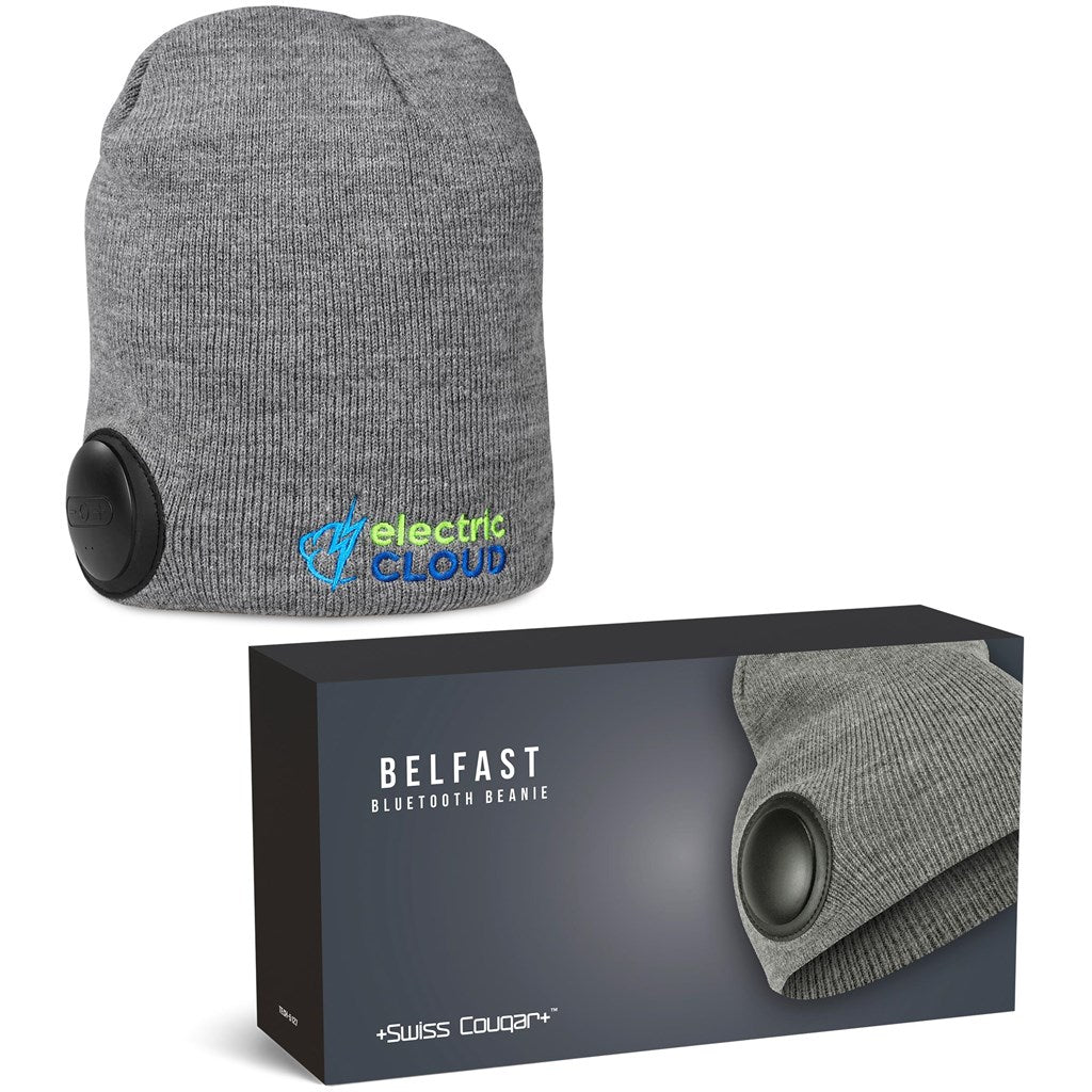 Swiss Cougar Belfast Bluetooth Acrylic Beanie GREY