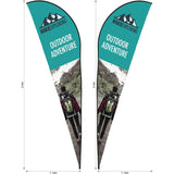 Legend 4m Sublimated Sharkfin Double-Sided Flying Banner Skin (Excludes Hardware) Default Title