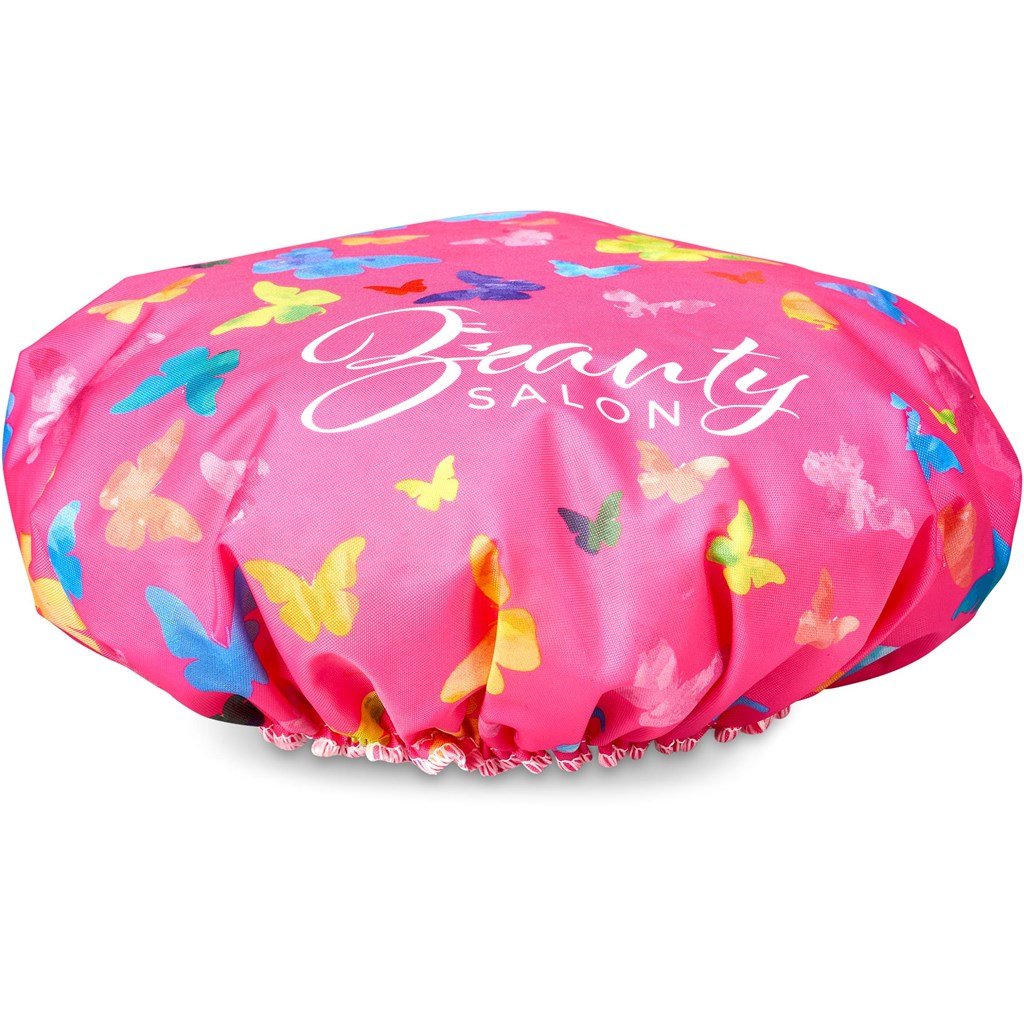 Pre-Printed Sample Hoppla Maple Shower Cap SOLID WHITE