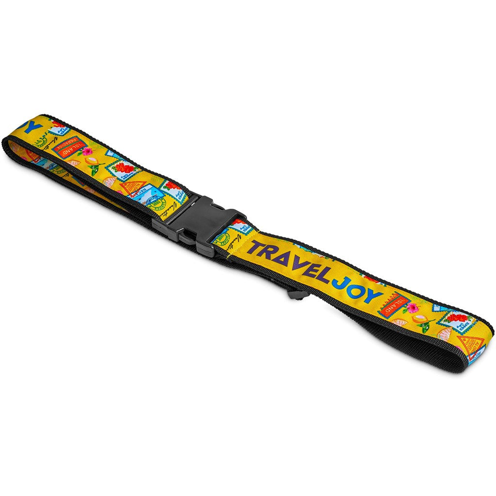 Hoppla Globetrotter Luggage Strap Default Title BLACK