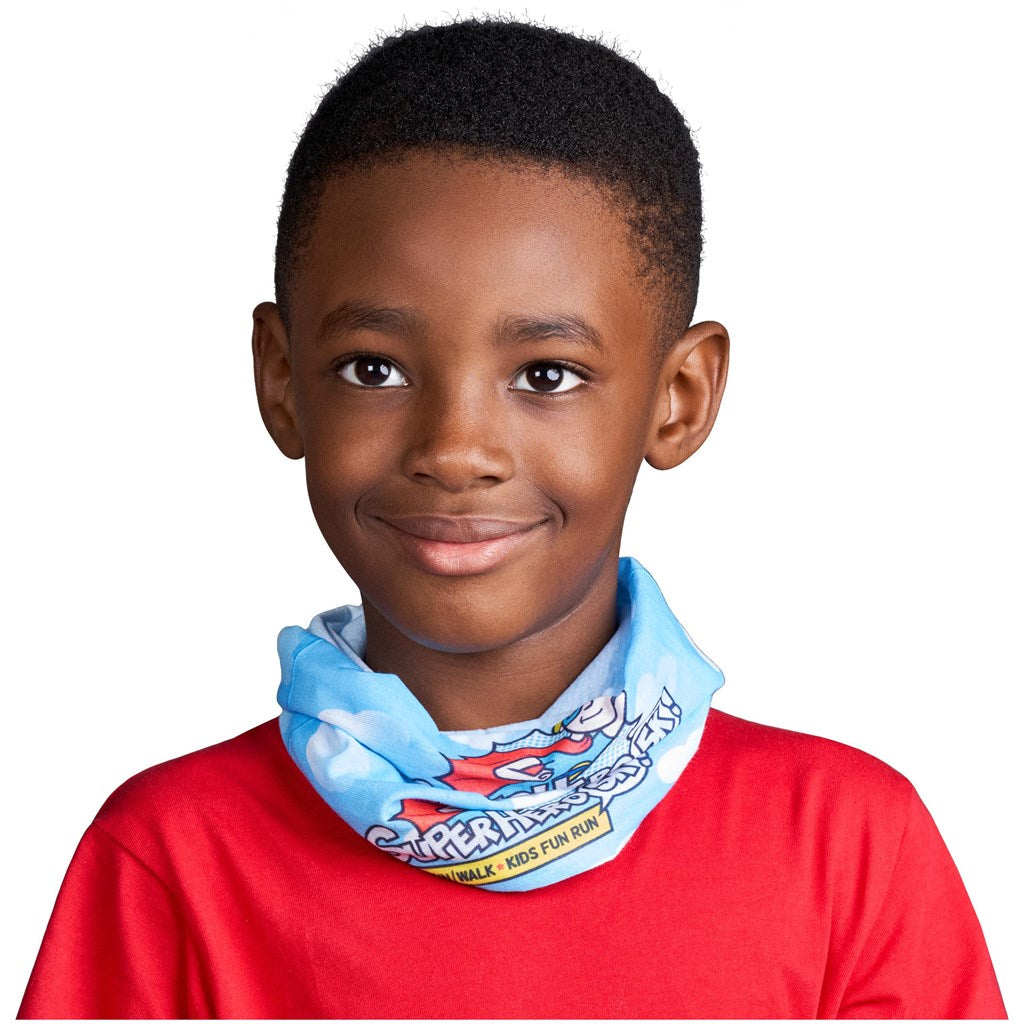 Kids Cadence Tubular Bandana SOLID WHITE