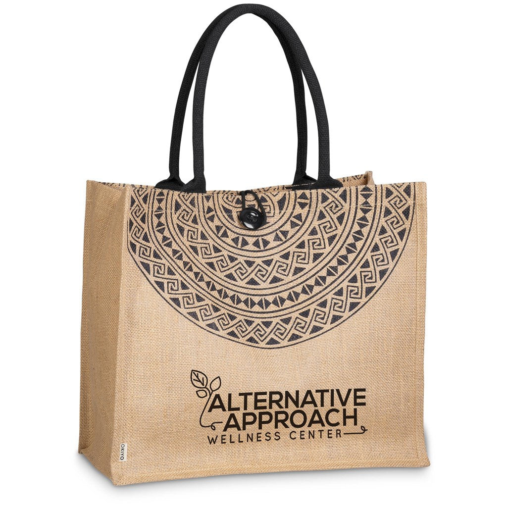Okiyo Kashira Jute Tote NATURAL
