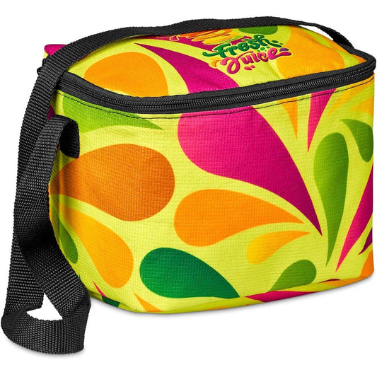 Pre-Printed Sample Hoppla Ontario Recycled PET 6 Can Cooler BLACK