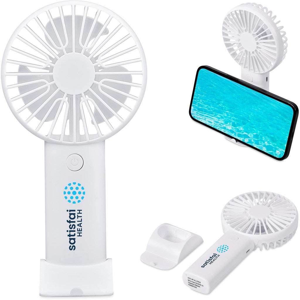 Altitude Heatwave Mini USB Fan SOLID WHITE