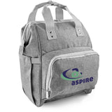 Kristy Diaper Bag With Changing Mat GREY