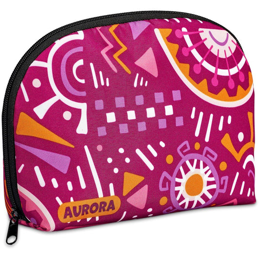 Pre-Printed Sample Hoppla Victoria Midi Cosmetic Bag BLACK
