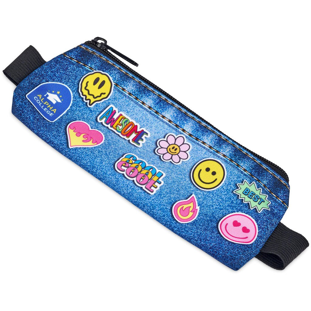 Hoppla Lagoon Polyester Pencil Case To Fit Over An A5 Notebook BLACK