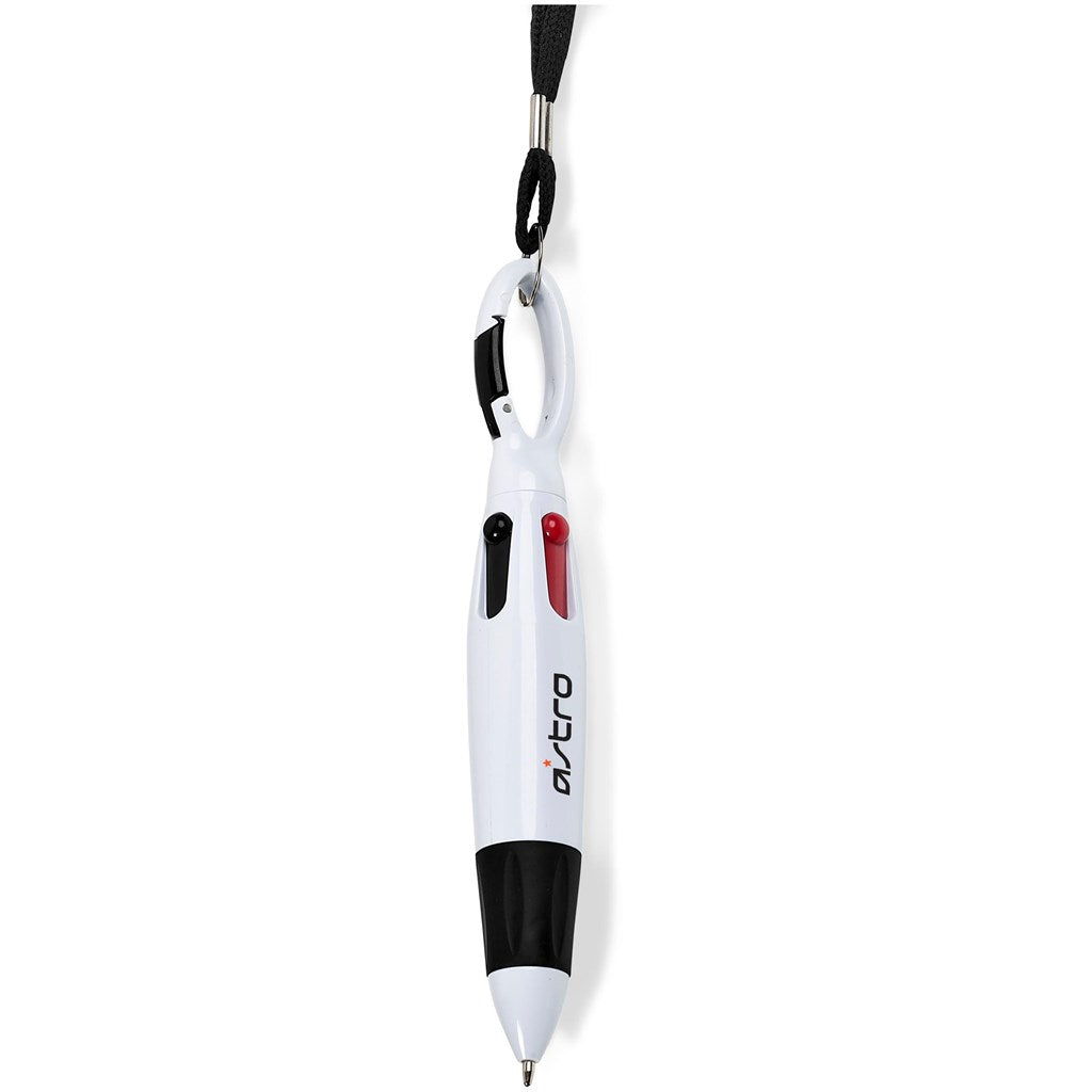 Altitude Quatro 4-in-1 Neck Ball Pen BLACK