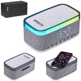 Serendipio Cumberland 10W Bluetooth Speaker Wireless Charger & Clock