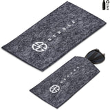 Okiyo Shedo Recycled PET Felt Glasses Pouch GREY
