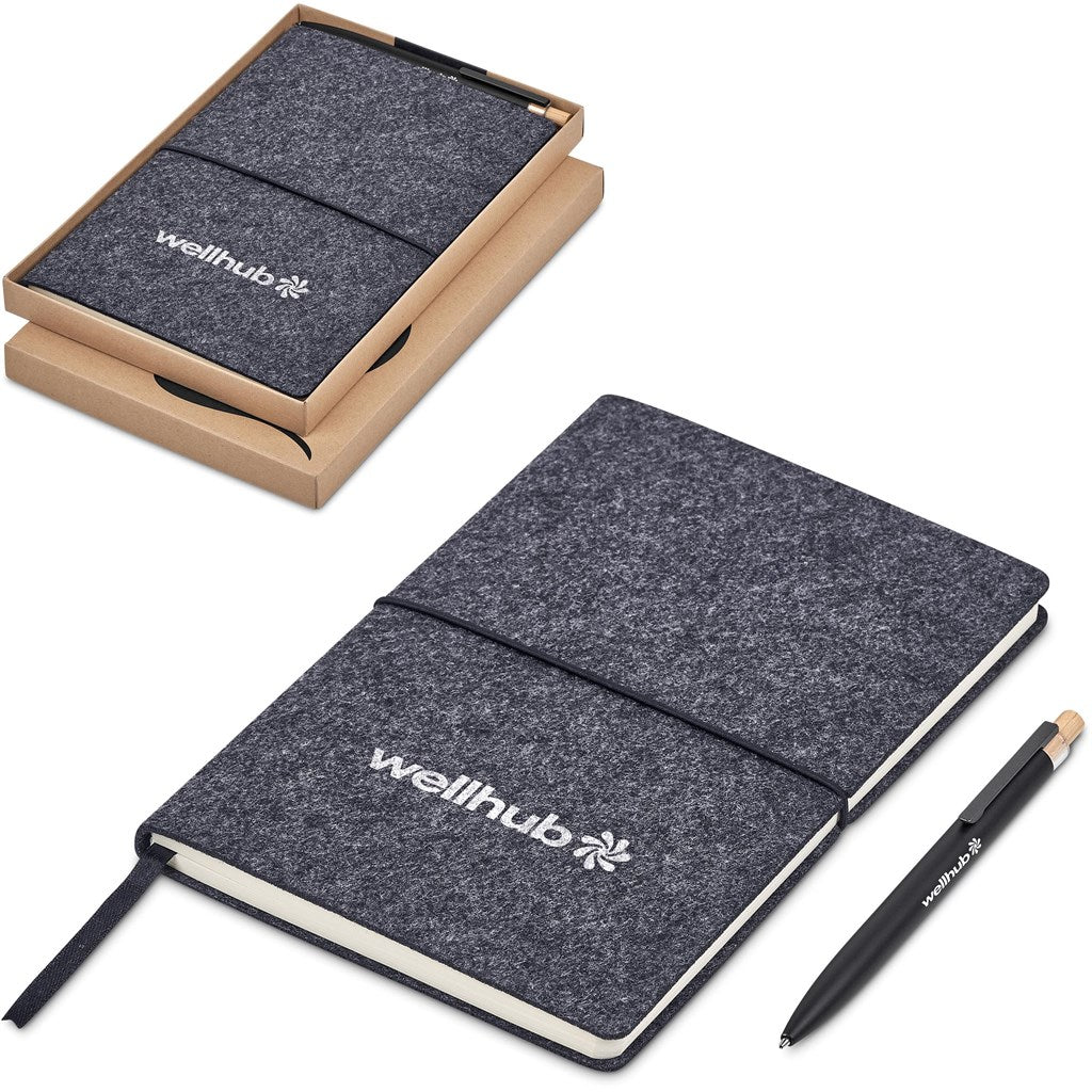 Okiyo Rikamimo Notebook & Pen Set BLACK