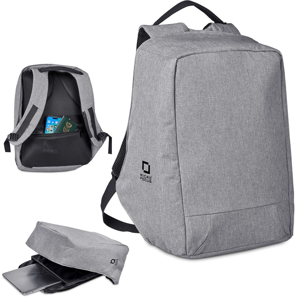 Swiss Cougar Palencia Anti-Theft Laptop Backpack GREY