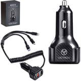 Swiss Cougar Monza 3-in-1 Fast Car Charger Default Title BLACK