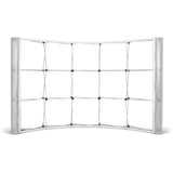 Legend Curved Banner Wall with Wings 3.5m x 2.25m