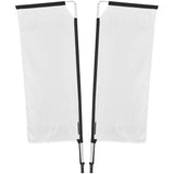 Legend 2M Sublimated Telescopic Double-Sided Flying Banner - 1 complete unit