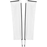 Legend 3M Sublimated Telescopic Double-Sided Flying Banner - 1 complete unit