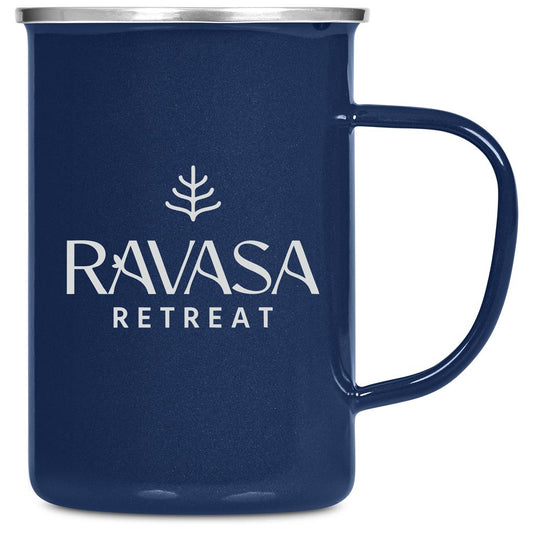 Andy Cartwright Satara Enamel Coffee Mug – 600ml NAVY