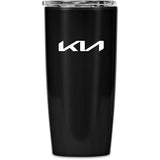 Altitude Daytona Plastic 2-in-1 Double-Wall Tumbler & Straw - 600ml BLACK