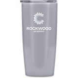 Altitude Daytona Plastic 2-in-1 Double-Wall Tumbler & Straw - 600ml GREY