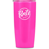Altitude Daytona Plastic 2-in-1 Double-Wall Tumbler & Straw - 600ml PINK