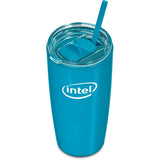 Altitude Daytona Plastic 2-in-1 Double-Wall Tumbler & Straw - 600ml