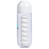 Altitude Vita-Stream Pill Box Plastic Water Bottle - 600ml